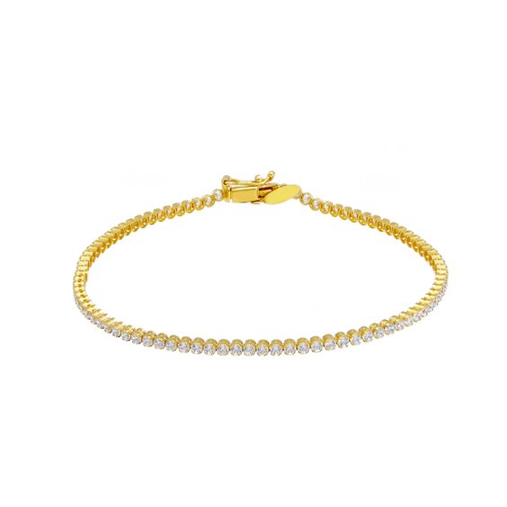 Bracciale Gioielleria Dossena  Donna in Oro giallo Zircone BROR-19-253 - BROR-19-253